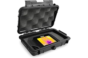 CASEMATIX Waterproof Case Compatible with Flir C5, C2, C3 Thermal Imager, Seek Shot pro, PerfectPrime Infrared Cameras with Rugged Exterior, Case Only