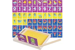 VOSAREA 1 Set Sand Writing Tray For Kids Preschool Classroom Must Haves Montessori Sensory Writing Tool For Letter Formation 
