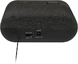 groov e Roma DAB FM Clock Radio with USB Charging Port Black view 5