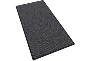 Front Door Mat, Heavy Duty Indoor Outdoor Doormat, 36" x 72" Non-Slip Front Welcome Mats for Entryway, Rubber Backing Low Pro