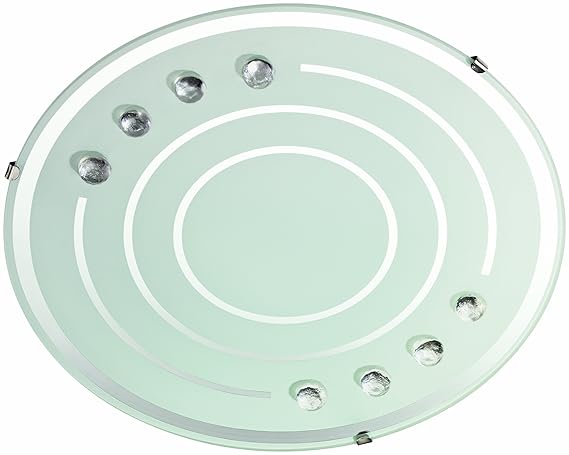 Briloner Leuchten splash AGL-Deckenleuchte, 2 x E14, chrom/weiß 2245-026