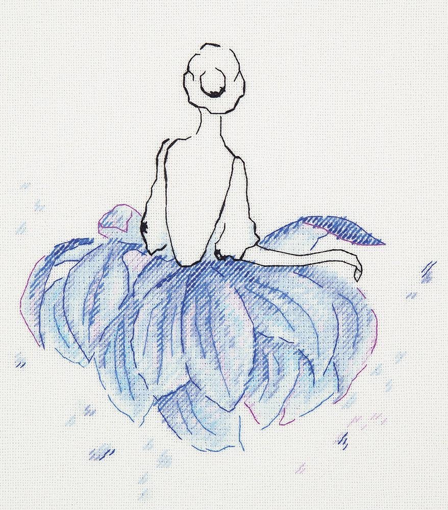 PANNA Thistle Counted Cross Stitch Kit C-1893, Multi, 20 x 30cm