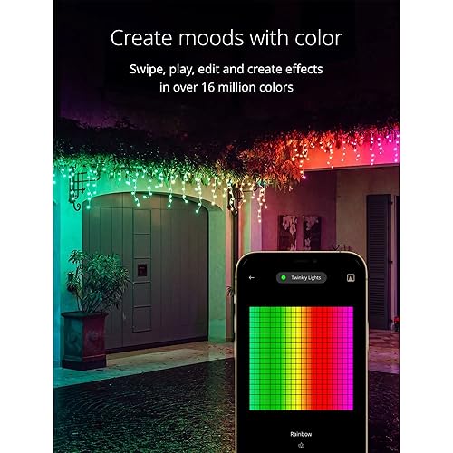 Twinkly Icicle – App-Controlled LED Christmas Lights with 190 RGB