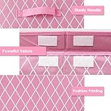 VERONLY Large Toy Box Chest Organizer Bins Pink 60x31x38 cm Foldable view 5