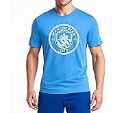 Icon Sports Official Manchester City FC Cotton T-Shirt - Unisex Adult