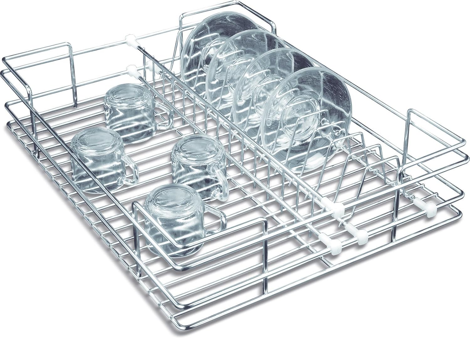 Buy Now & Ever Stainless Steel Modular Kitchen Cup And Saucer Holder