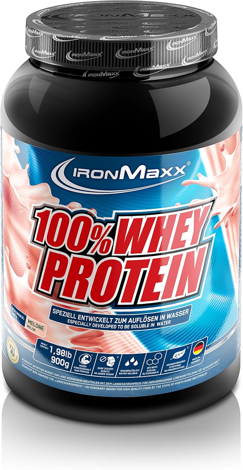 IronMaxx 100 Whey Protein Wasserlösliches Eiweißpulver Whey