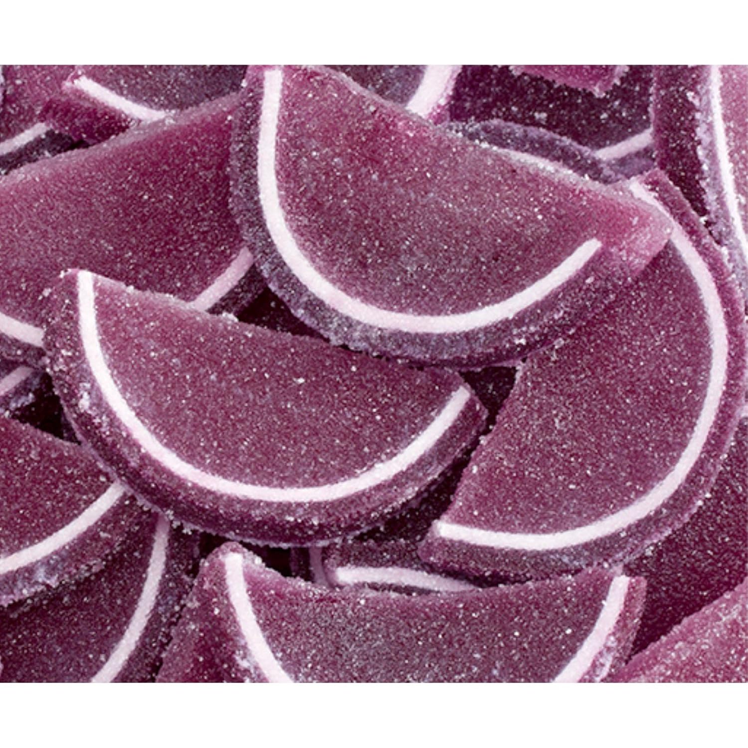 Amazon FirstChoiceCandy Purple Grape Fruit Jell Slices Gummy 1 LB 