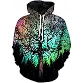 OWMMIZ Men Women Unisex Hoodies Novelty 3D Print Graphic Hooded Pullover Sweatshirt with Pocket