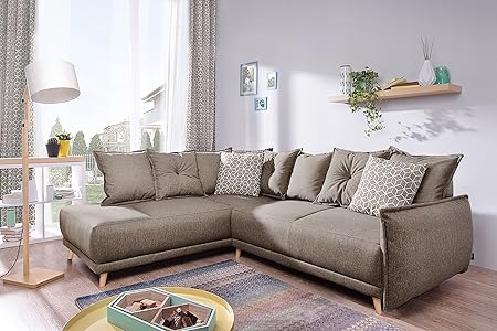 Bobochic Lena Canapé Dangle Gauche Convertible Style