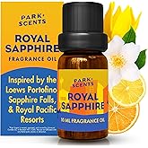 Park Scents Royal Sapphire – Theme Park Resort Hotel Fragrance Oil – Jasmine Citrus Amber Ylang Ylang – Luxury Essential Oils for Diffusers, Home, Aromatherapy, Gifts for Women, Sister, Hostess (10ml)