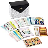 Hallmark Pack of 24 Handmade Assorted Boxed Greeting Cards, Painted Dots-Birthday, Baby Shower, Wedding, Sympathy, Thinking of You, Thank You Cards