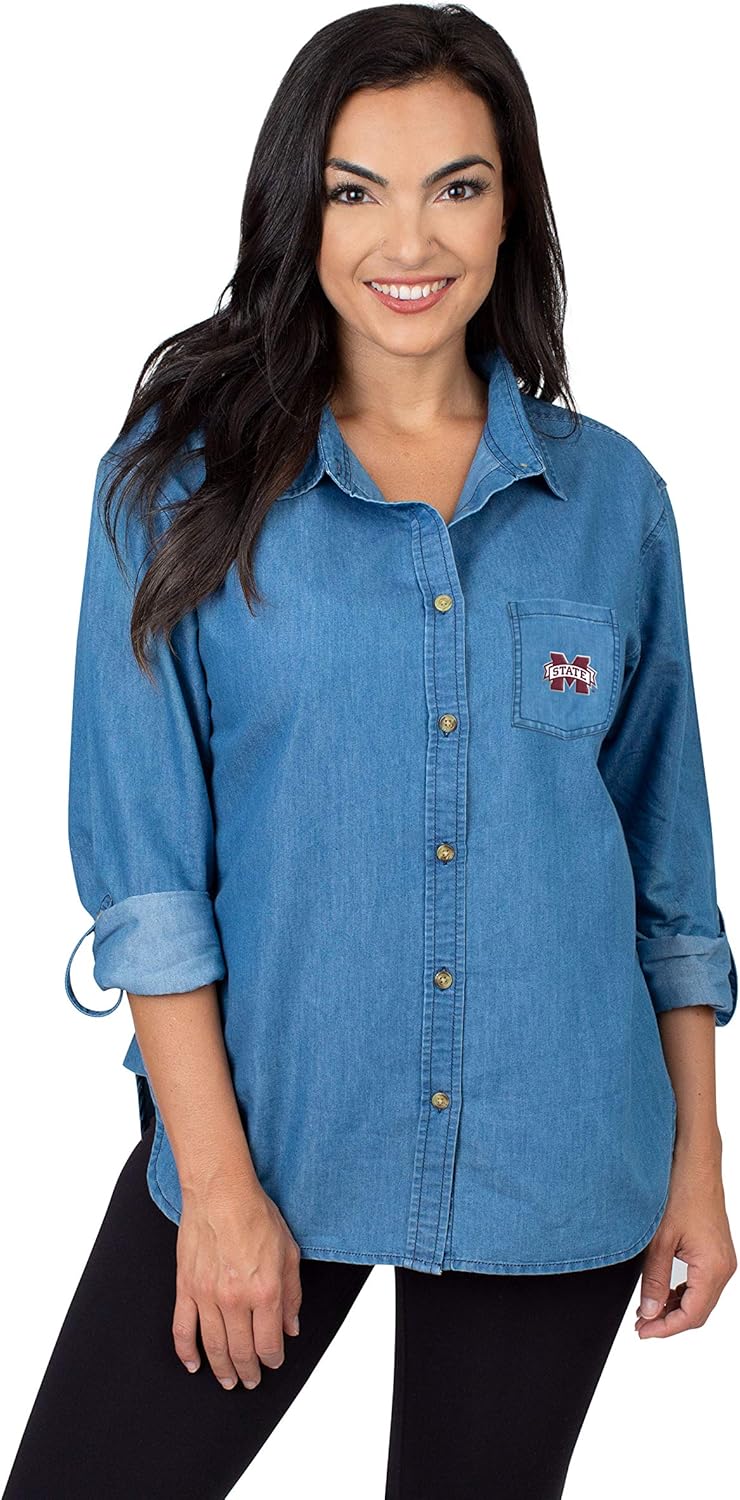 UG Apparel Women's The Denim Shirt: Clothing