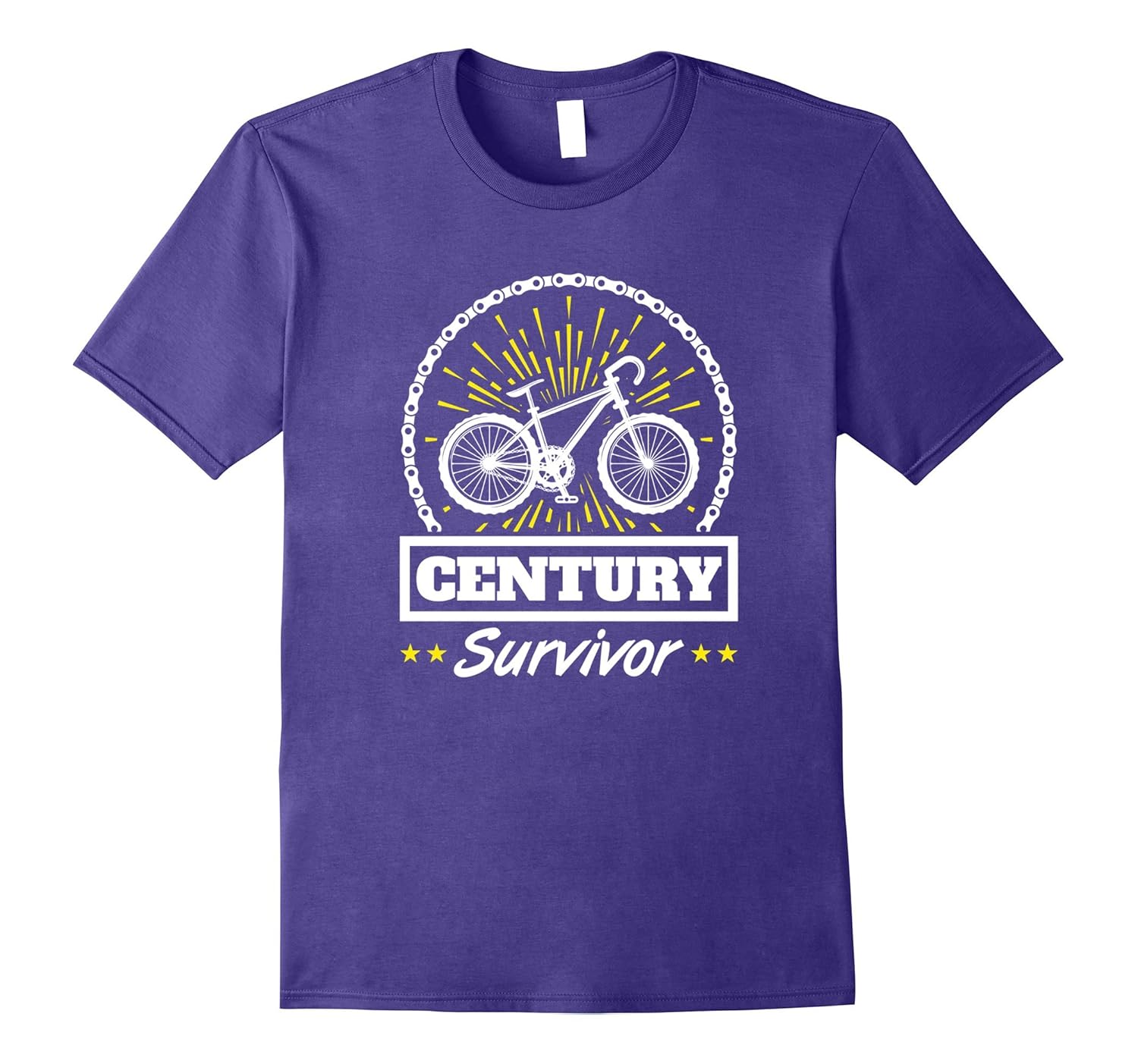 Cycling Century Tee Shirt -- Century Survivor-Rose