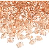 Mr. Fireglass 1/2-Inch Polygon Fire Glass for Fireplace Fire Pit & Lanscaping, 10 Pounds High Luster Elegant Gold