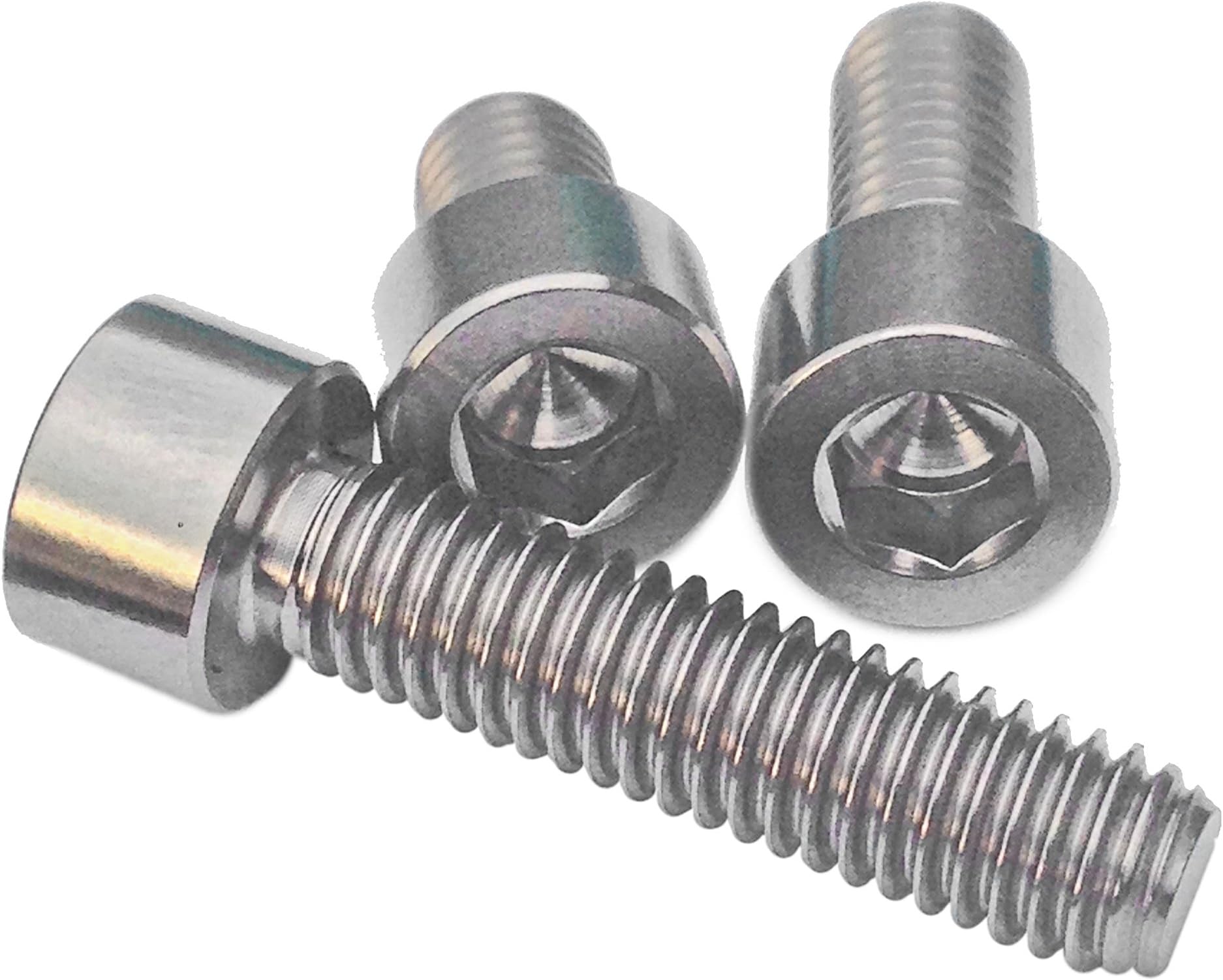 4 Titanium Bolts M6 x 18mm