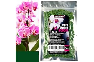 Orchid Food Fertilizer by SMEREKA - Slow Release (6 Month) Fertilizer, 5oz. Bag Suitable for All Orchid Types