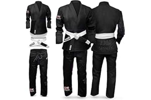 DXM SPORTS Bjj Gi for Men - Brazilian Jiu Jitsu Gi - Lightweight Preshrunk Fabric - Machine Washable Jiu Jitsu Suit Sets