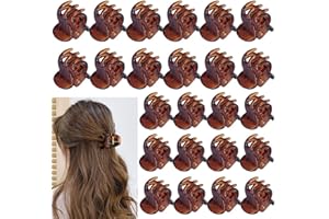 Hair Clips,24 Pieces Mini Hair Clips,Small Hair Claws,Non-Slip Fork Hair Clips,Women Hair Clips,Small Hair Clips Suitable for