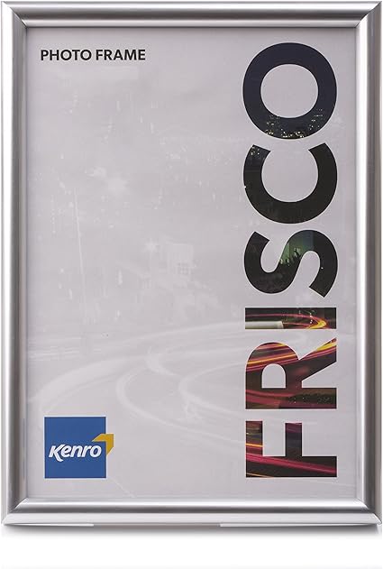 Kenro Frisco Series Silver Photo Frame 21 0x29 7cm Freestanding Or Wall Hanging With Glass Front Fr2130s Amazon Co Uk Kitchen Home