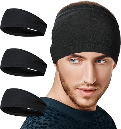 Amazon Com Bf Bafly Headbands For Men Women Sweat Band Mens Headband Mesh Design Non Slip Stretchy Moisture Wicking Breathable Workout Sweatbands For Running Cycling Gym Yoga Sports Outdoors