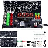 Space System Simulation Soldering Project, ICSTATION DIY Spaceship Control System Soldering Practice Kit with LED Simulated Rocket Launch Kit for College STEM Learners,Electronics Enthusiasts, Makers