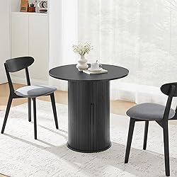 31.5" Round Dining Table for 2-4, Modern Kitchen