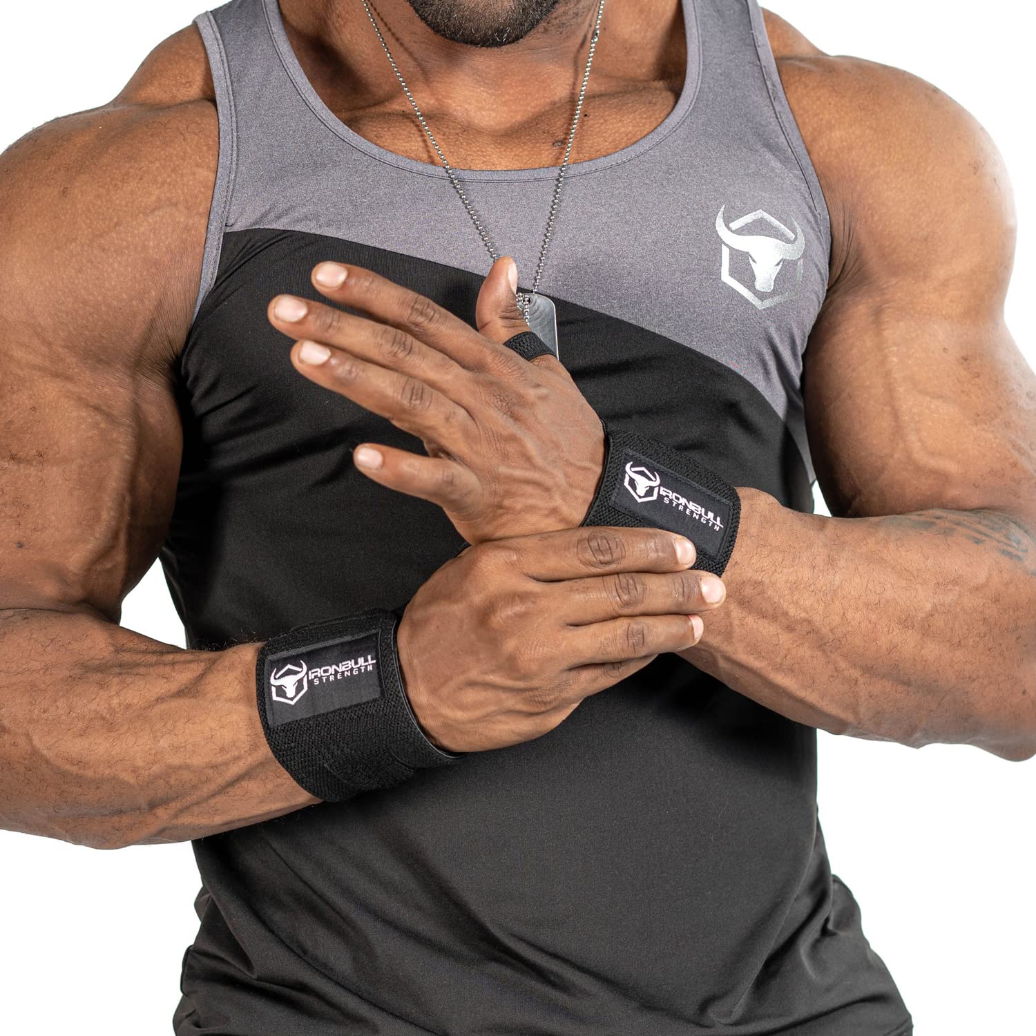 Wrist Wraps for Weightlifting (USPA & IPL Approved) - 18” Premium Quality Wrist Straps for Weightlifting - Weight Lifting Wrist Wraps with Thumb Loop - Best Gym Wrist Wraps for Lifting Weights, Curls & Dips - Lifting Wrist Wraps for Bench, Powerlifting & Weight Training - Weightlifter's Wrist Straps Lifting for Men and Women