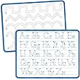 Handwriting Practice Dry Erase Board – ABC Tracing for Kids Ages 3-5 | Reusable Whiteboard for Preschool, Kindergarten & Homeschool | Ideal for Early Writing & Pre-K Activities | 9" x 12"
