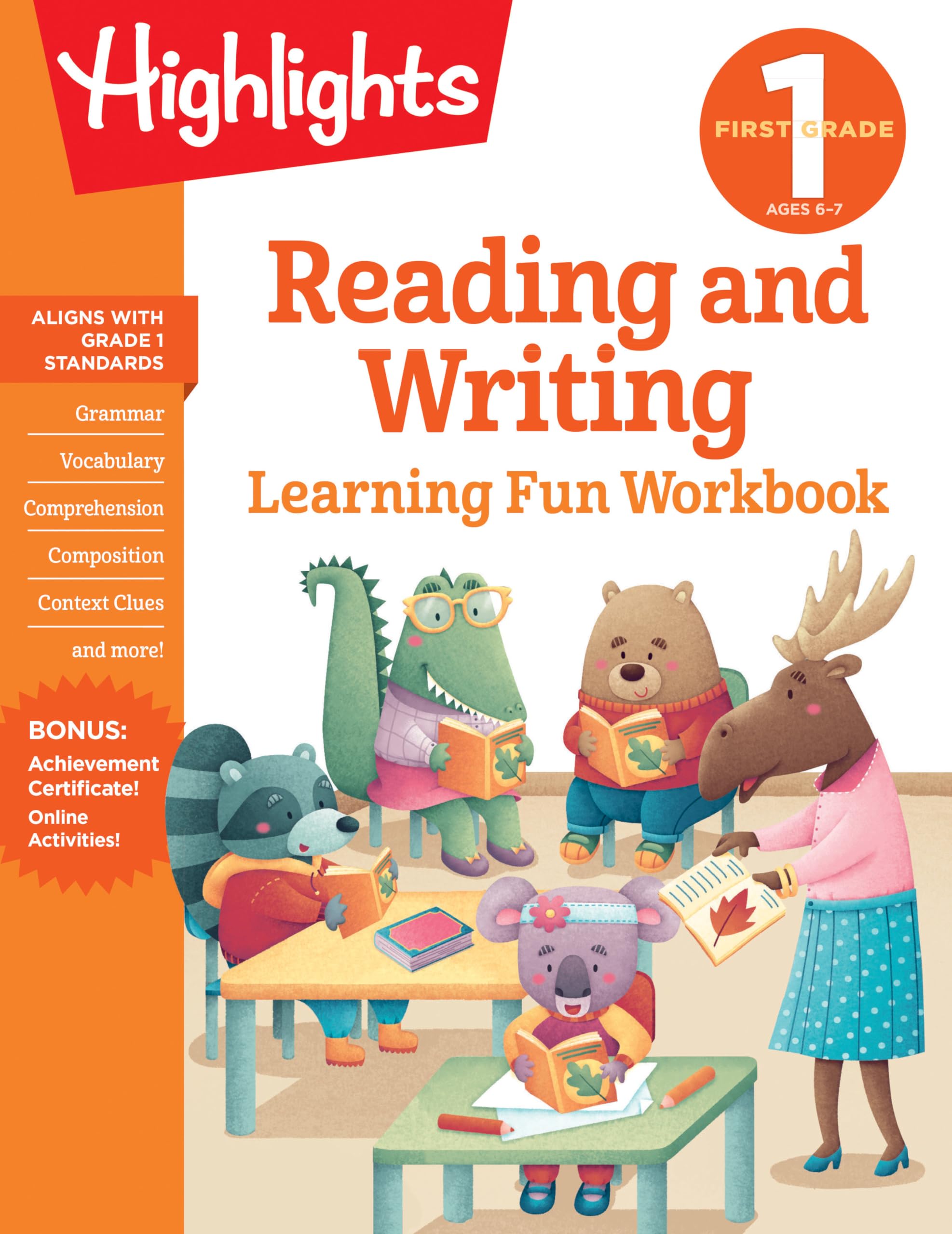 Photo 1 of First Grade Reading and Writing (Highlights Learning Fun Workbooks)
