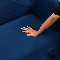 55-inch Loveseat Pull Out Sofabed ,Modern 3 in 1
