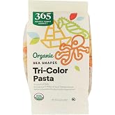 365 by Whole Foods Market, Organic Tri-Color Pasta, Sea Shapes, 8.8 Ounce