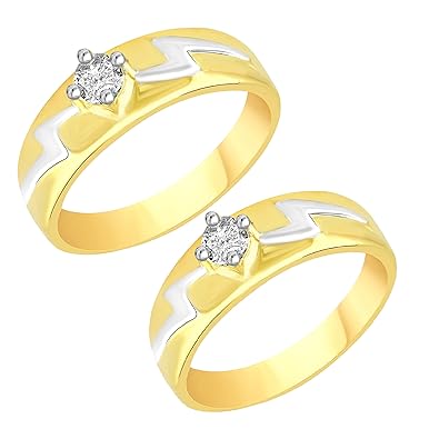 Buy V K Jewels Gold Plated Ring For Women Golden