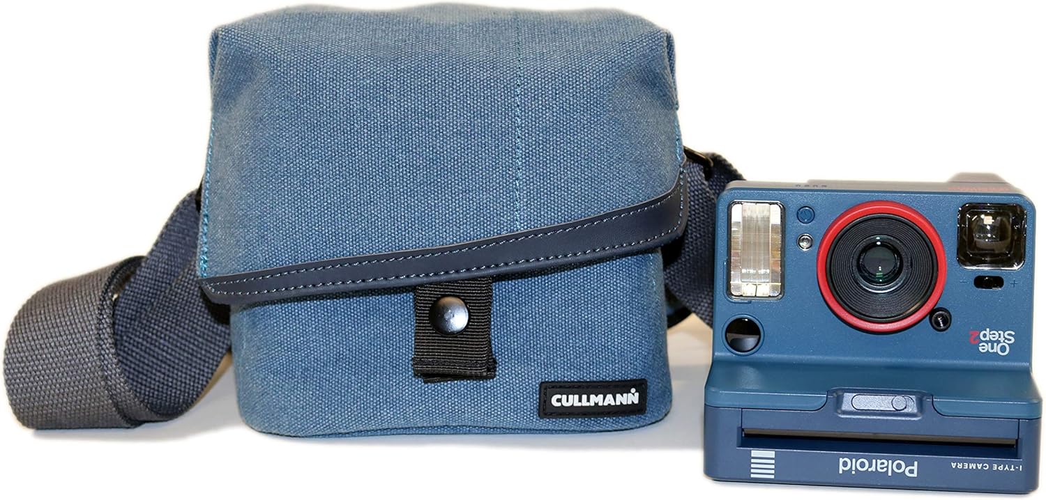 CULLMANN, 98186, MADRID TWO Vario 400 canvas blue Camera bag with shoulder strap for CSC cameras with attached lens - Image 5