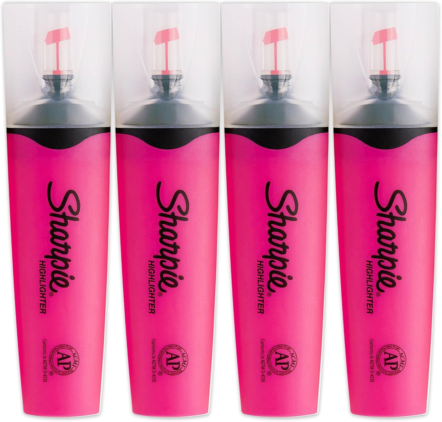 Sharpie Clear View Tank Highlighter, Chisel Tip, Smear