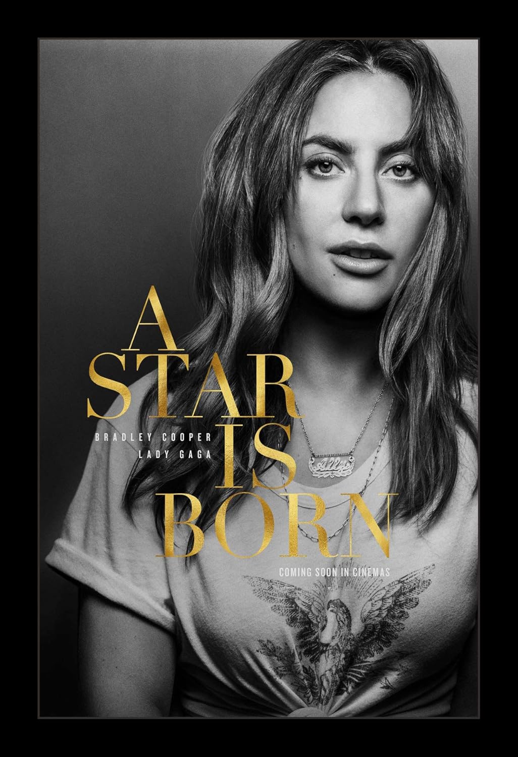 Wallspace 11x17 Framed Movie Poster - A Star is Born