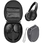CaseSack Headphone Case for Bose QuietComfort QC45, QC35II, QC35, QC25, QC15, QC3, QC2, Around-Ear AE2w, AE2i, AE2, TP-1, SoundLink On-Ear, OE, OE2, OE2i
