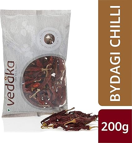 Amazon Brand-Vedaka Bydagi Chilli, 200g