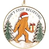 Funny Christmas Ornaments - Bigfoot Gifts - Big Foot Sasquatch Gift - Sasquatch Gift - Bigfoot Ornament - Christmas Ornaments 2025 - White Elephant Gifts - Xmas Tree Funny Decoration