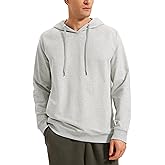 CRZ YOGA Hoodies for Men French Terry Hooded Sweatshirts Workout Athletic Casual Pullover Tops with Pocket