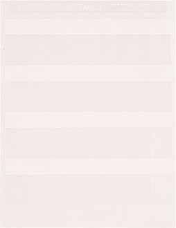 Panduit S100X225YAJ Laser Self-Laminated Label, Polyeseter, Clear/White (1,000-Pack)