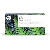 HP 776 DesignJet High-Yield Photo Black Ink Cartridge, 1XB11A