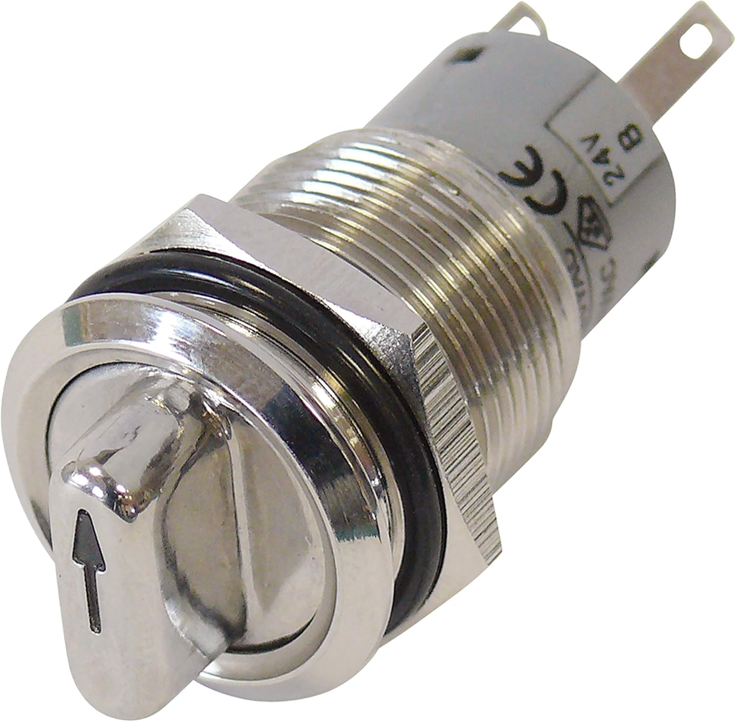 Blanko 205075 Full Metal Rotary Switch with LED Blue
