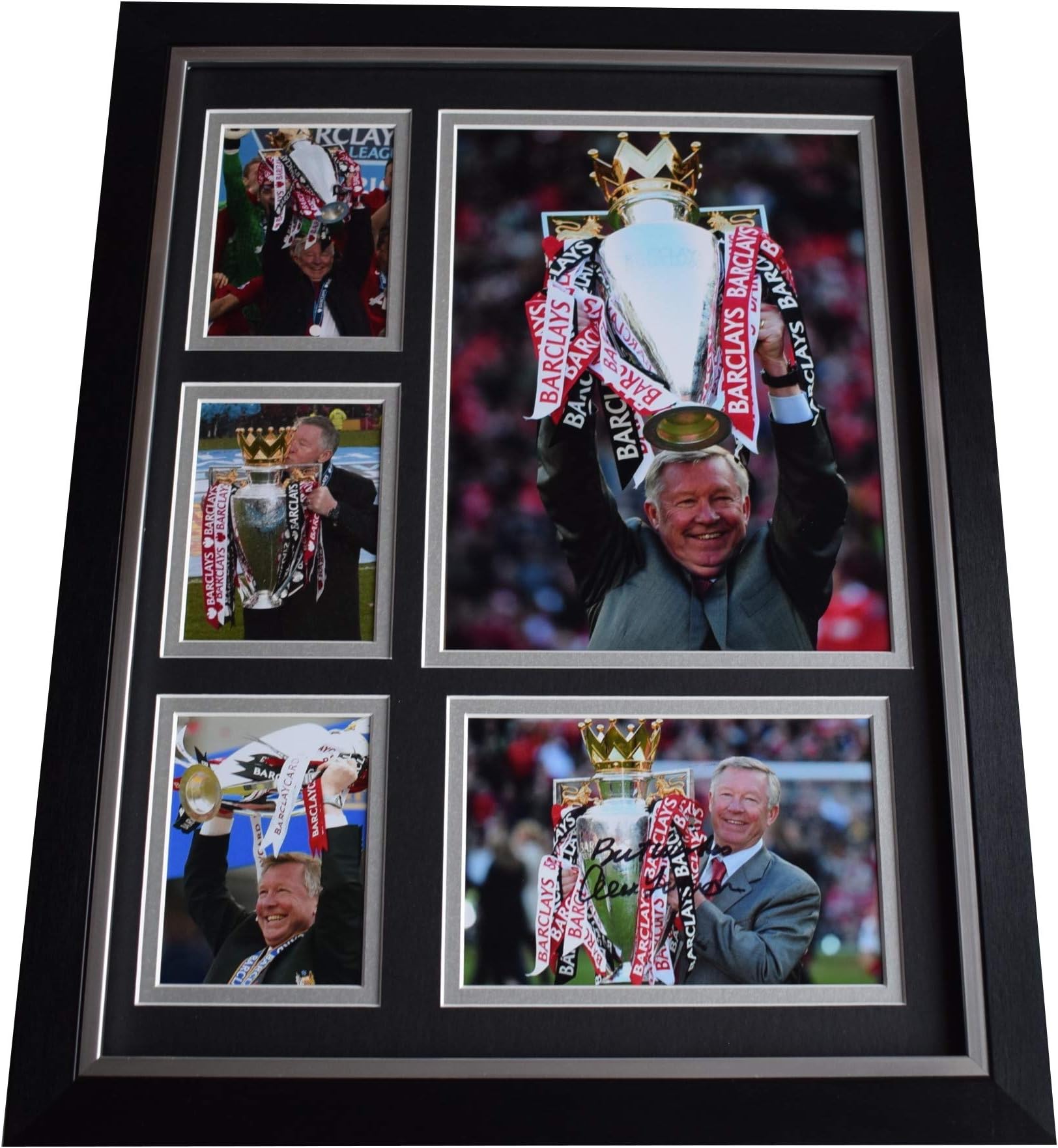 Sportagraphs LTD Alex Ferguson Signed Autograph 16x12 framed photo display Manchester Utd COA