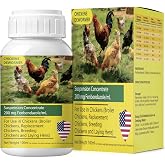 Wagytale Suspension Concentrate Fenbendazole for Chickens, Poultry &amp; More, Chicken Dewormer Energy Support for All Wormers, Tapeworms,Roundworms &amp; Hookworms, 100mL