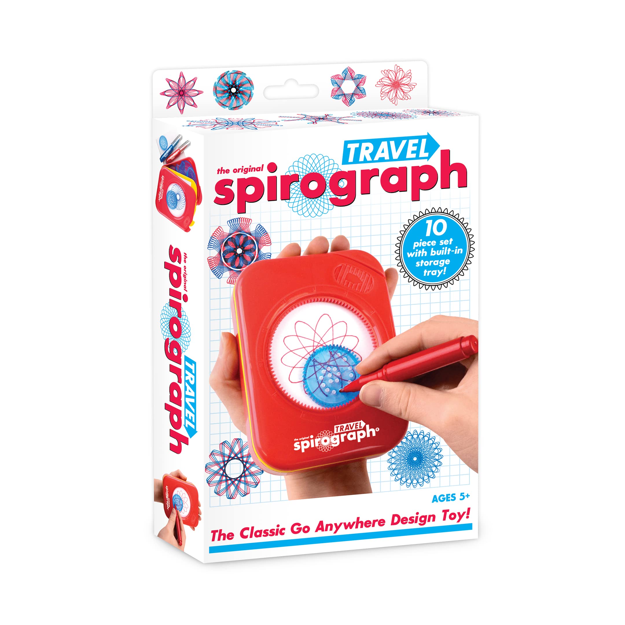 Travel Spirograph, Multicolor, One Size (SP102)