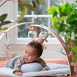 Ingenuity Reversible Duvet Activity Gym and Padded Play Mat Loamy view 2
