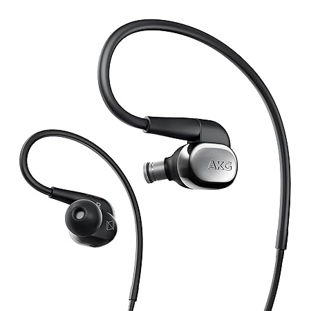 AKG N40 Hochwertiger In-Ear / Behind-the-Ear Kopfhörer für Hochauflösende Audiowiedergabe mit Premium und Individualisierbare