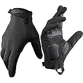 FREETOO Full-Finger Workout Gloves for Men, Padded Gym Gloves with Grip | Touchscreen Breathable Lightweight Palm Protection, Gym Weight Lifting Exercise Pull Up Training Calisthenics Sports Fitness
