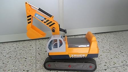 Amazon 子供用 乗用 ショベルカー アーム駆動 足こぎ 足けり 乗用玩具 シャベルカー 乗用玩具 おもちゃ